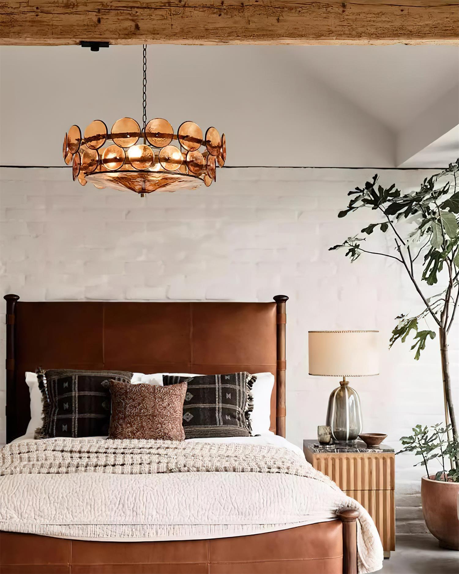 Mid-Century Inspired Ceiling Chandelier Decorative Multi-Light Fixture