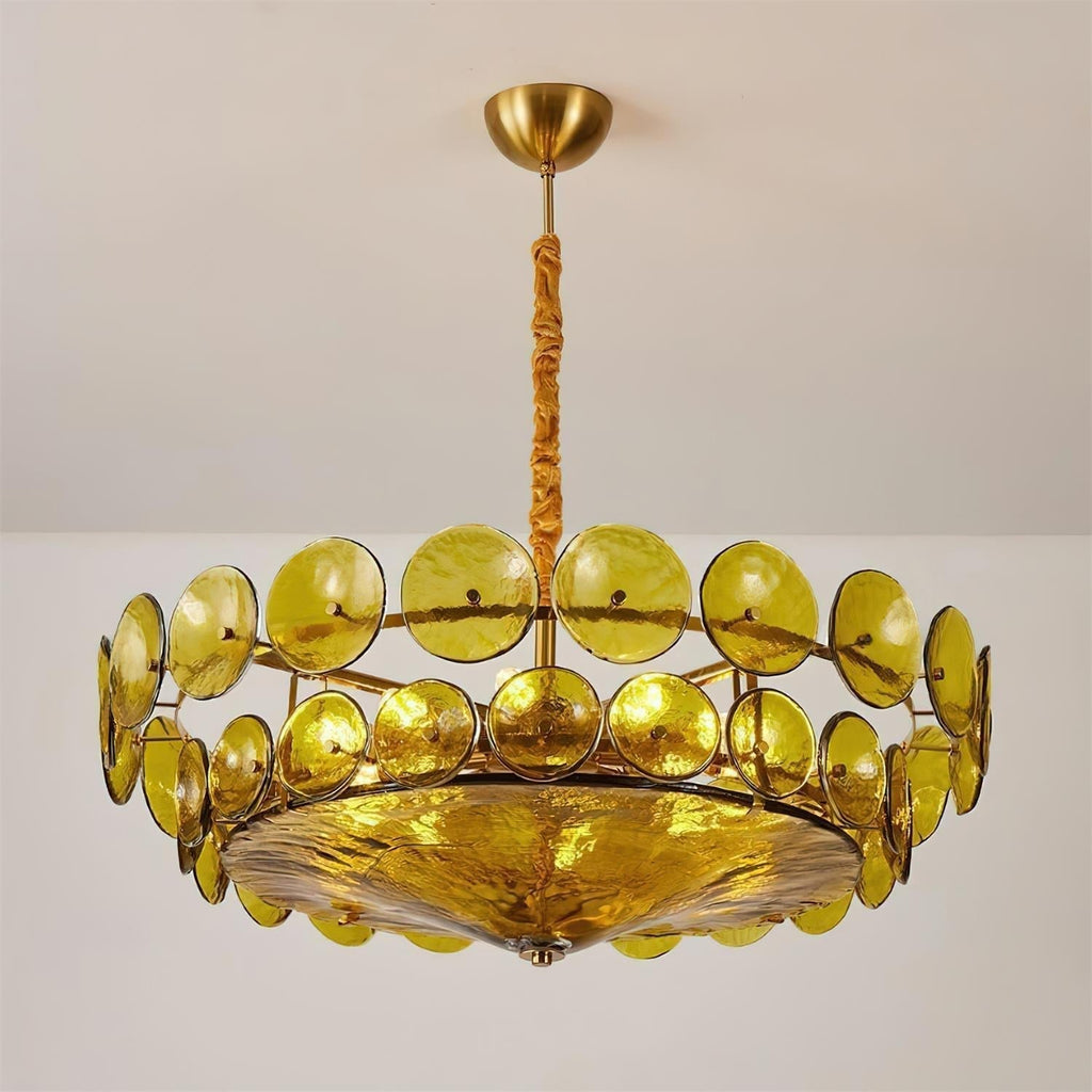 Mid-Century Inspired Ceiling Chandelier Decorative Multi-Light Fixture