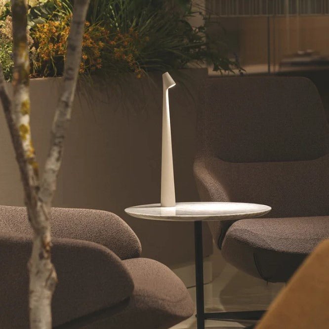 Tragbare Tischlampe Wiederaufladbares LED-Licht mit Druckschalter