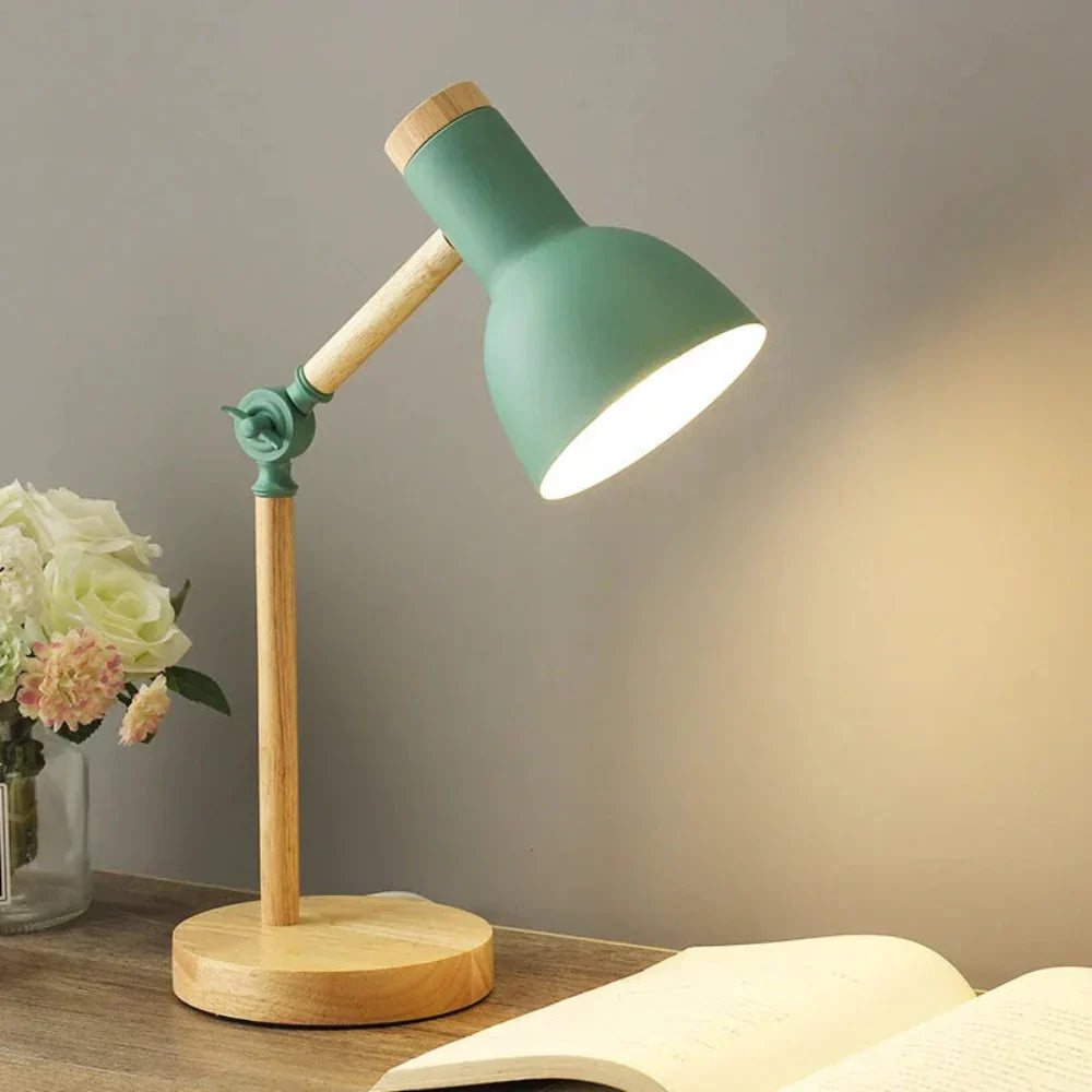 Compact Adjustable Swing Arm Desk Lamp – Nordic Style