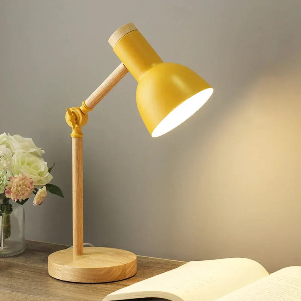 Compact Adjustable Swing Arm Desk Lamp – Nordic Style