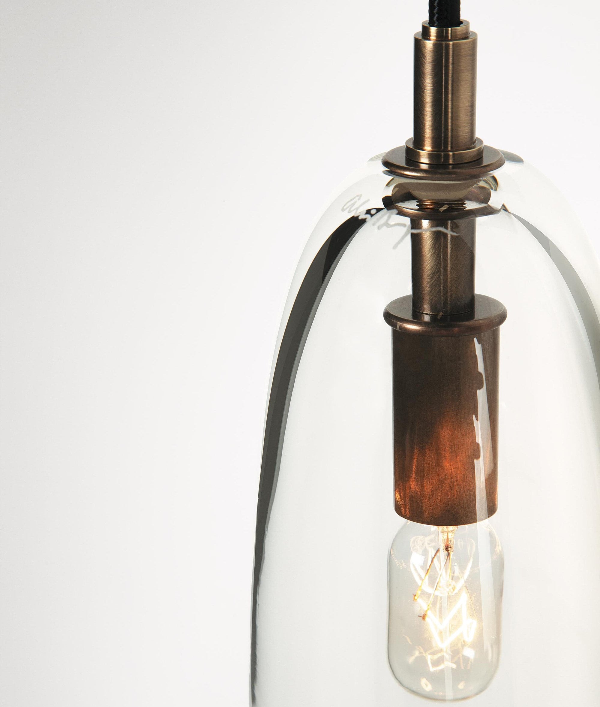 Aurex Linear Brass Wall Lamp