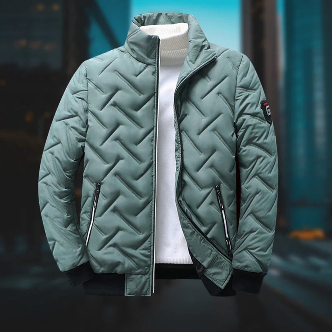 Mens Quilted Puffer Jacket | Regular Fit Winter Coat