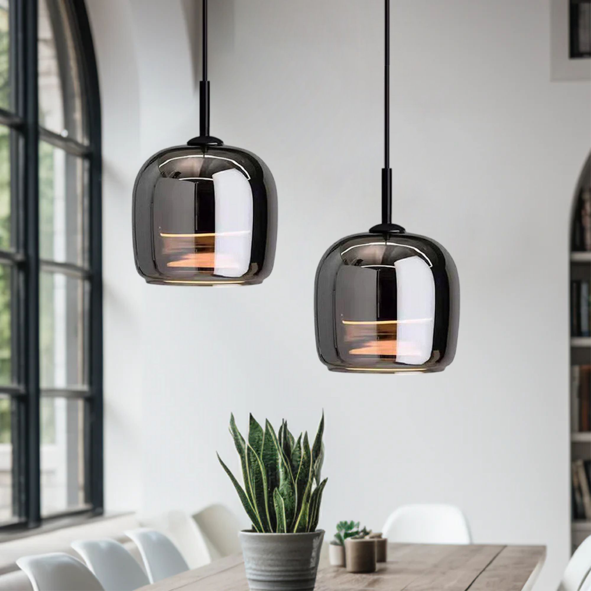 Moderne dunkle Hängelampe Minimalistische Innenraum-Deckenbeleuchtung