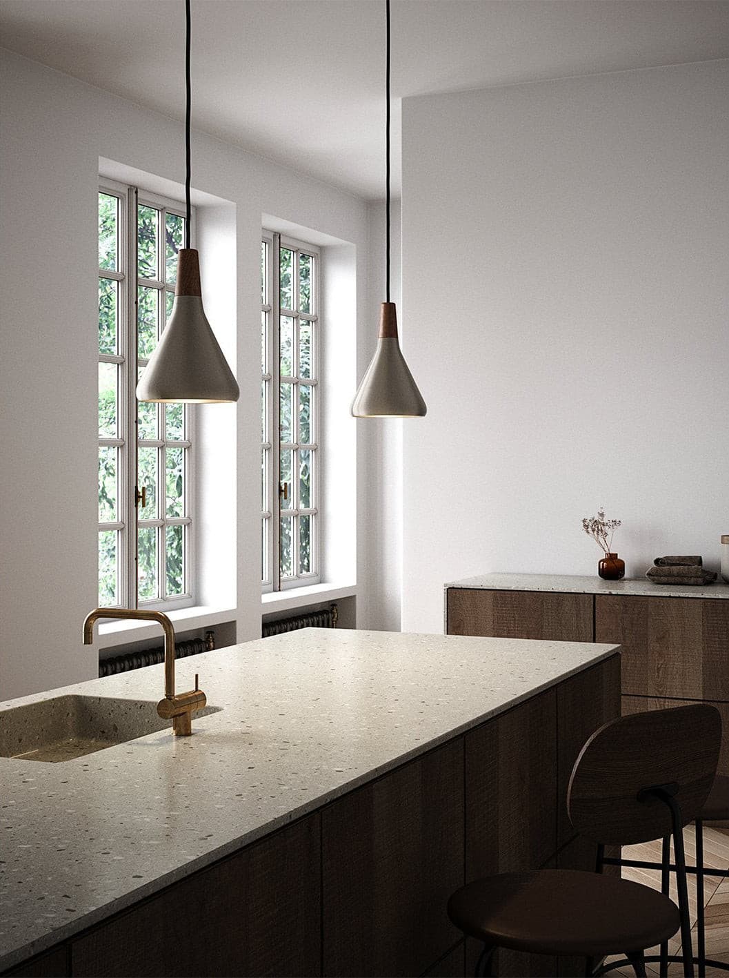 Contemporary Pendant Light Multi-Size Ceiling Fixture