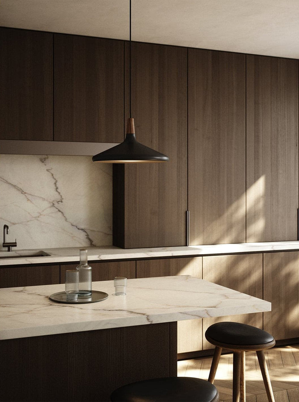Contemporary Pendant Light Multi-Size Ceiling Fixture
