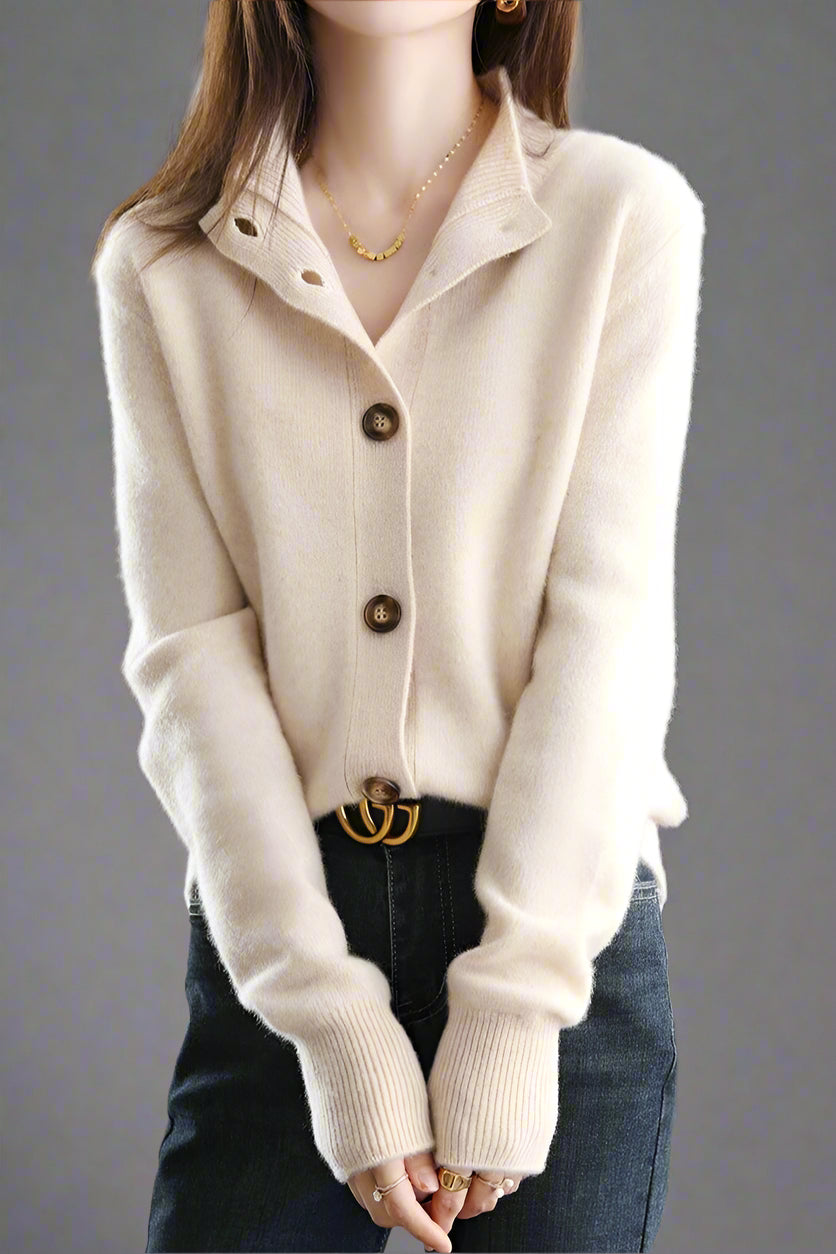 Womens Button Front Knit Cardigan | Everyday Layering
