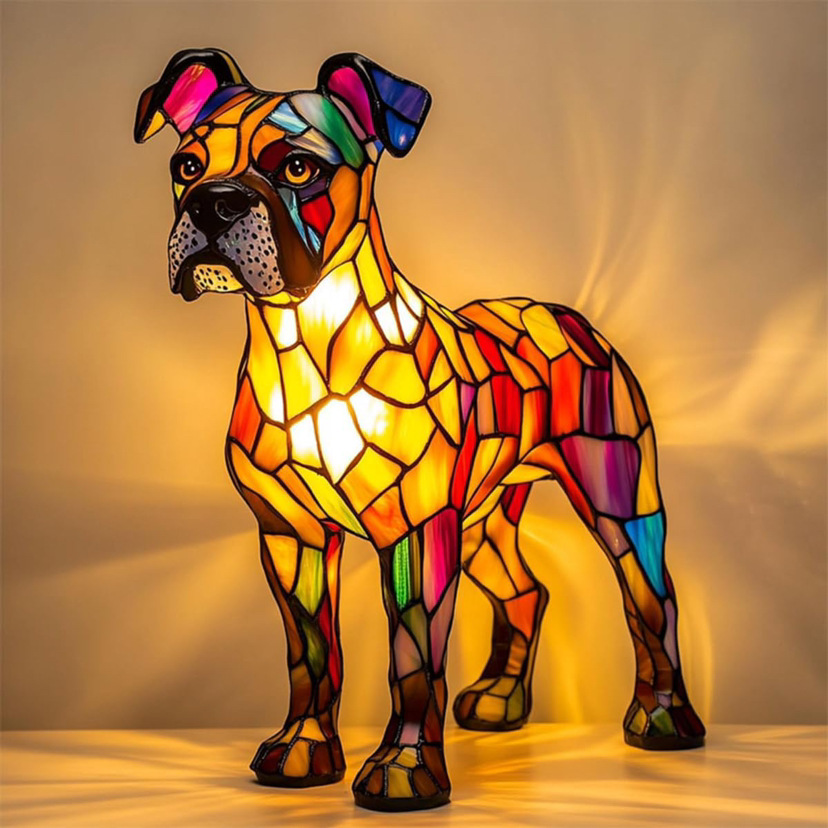Decorative Dog LED Night Light with USB Power
