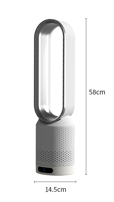 Home Air Circulation & Purification Tower Quiet 8-Speed Control