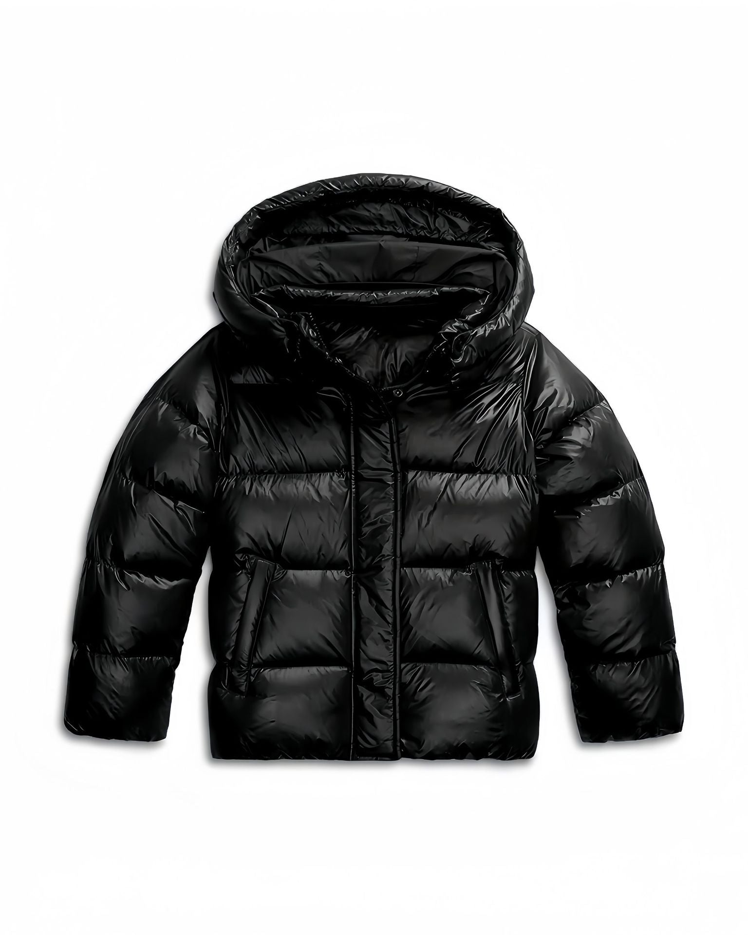 Womens Hooded Puffer Jacket | Pockets