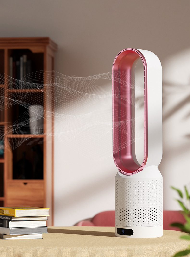 Home Air Circulation & Purification Tower Quiet 8-Speed Control