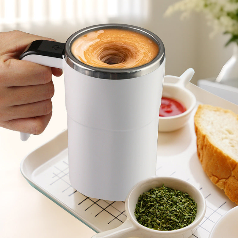 Electric Self-Stirring Coffee Mug with Temperature Display
