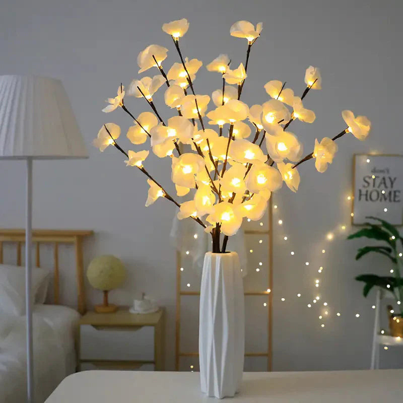 LED-Dekorationszweig Feenlicht Warmweiß Innenbeleuchtung