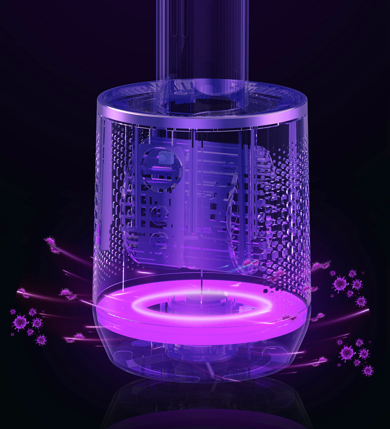 Home Air Circulation & Purification Tower Quiet 8-Speed Control