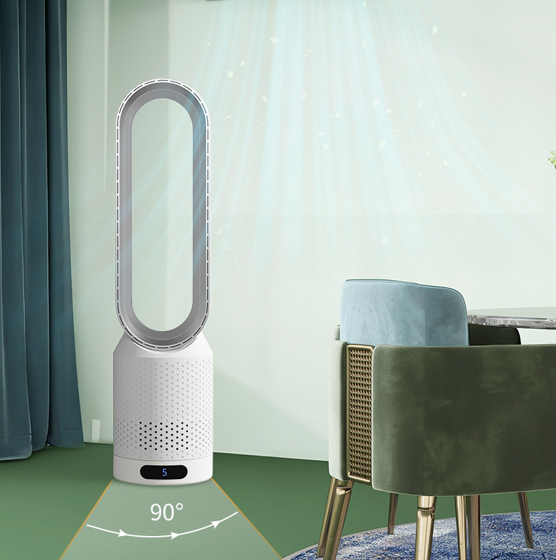 Home Air Circulation & Purification Tower Quiet 8-Speed Control