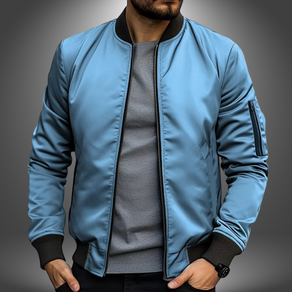 Men’s Winter Bomber Jacket Long Sleeve | Weatherproof Arm Pocket