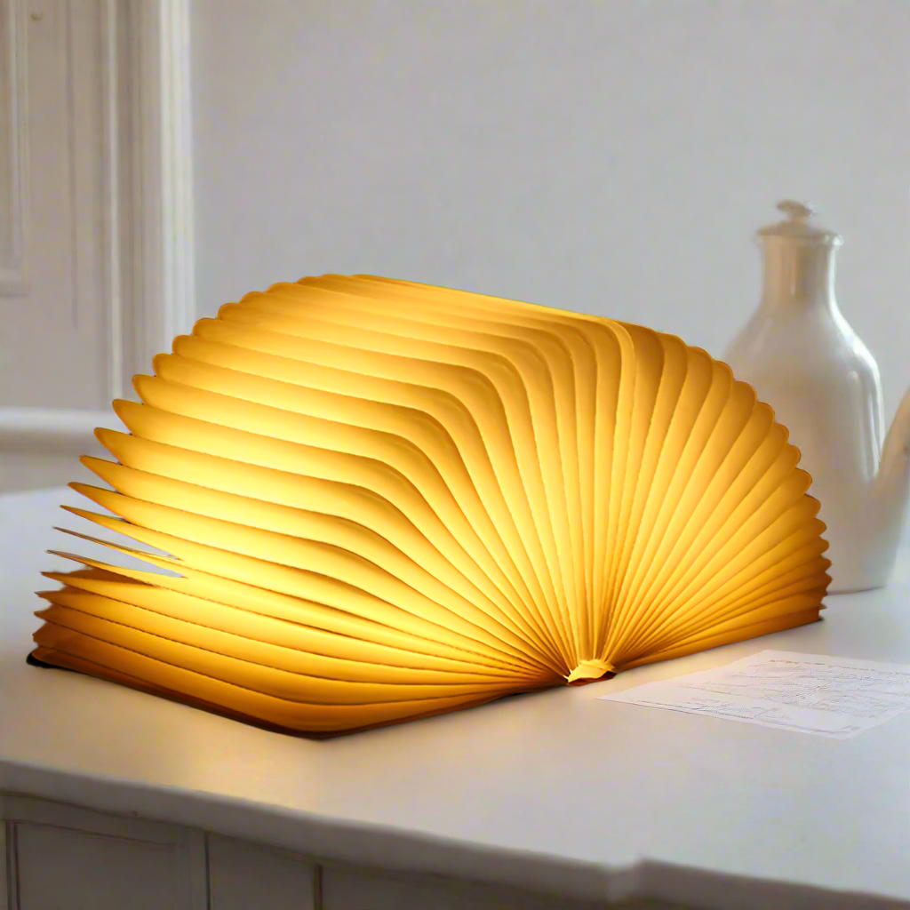 Decorative Book-Shaped LED Table Lamp with Touch Control