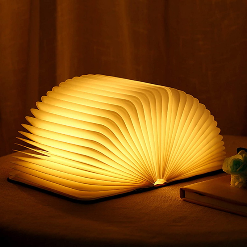 Decorative Book-Shaped LED Table Lamp with Touch Control