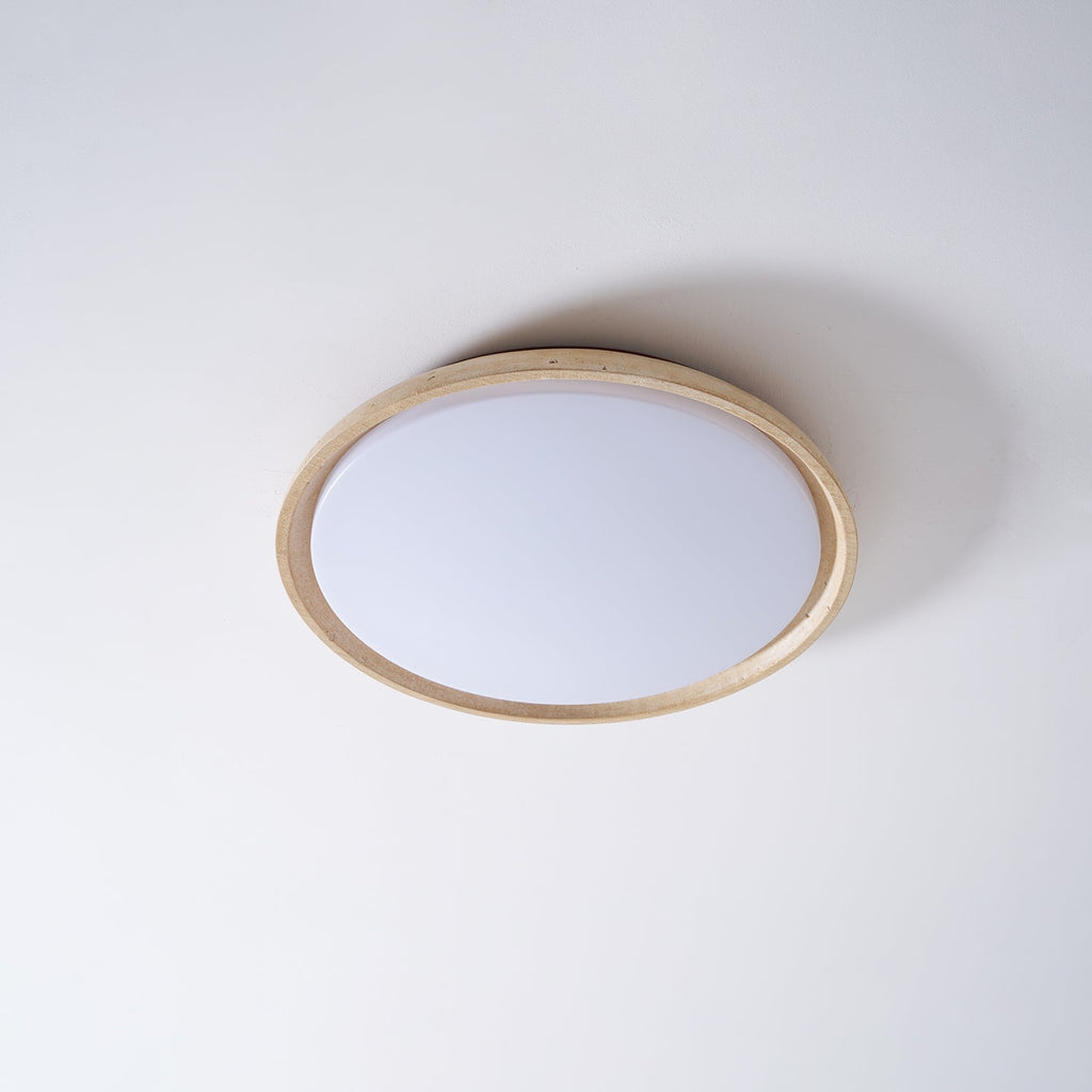 Modern Stone Effect Ceiling Light with Warm LED