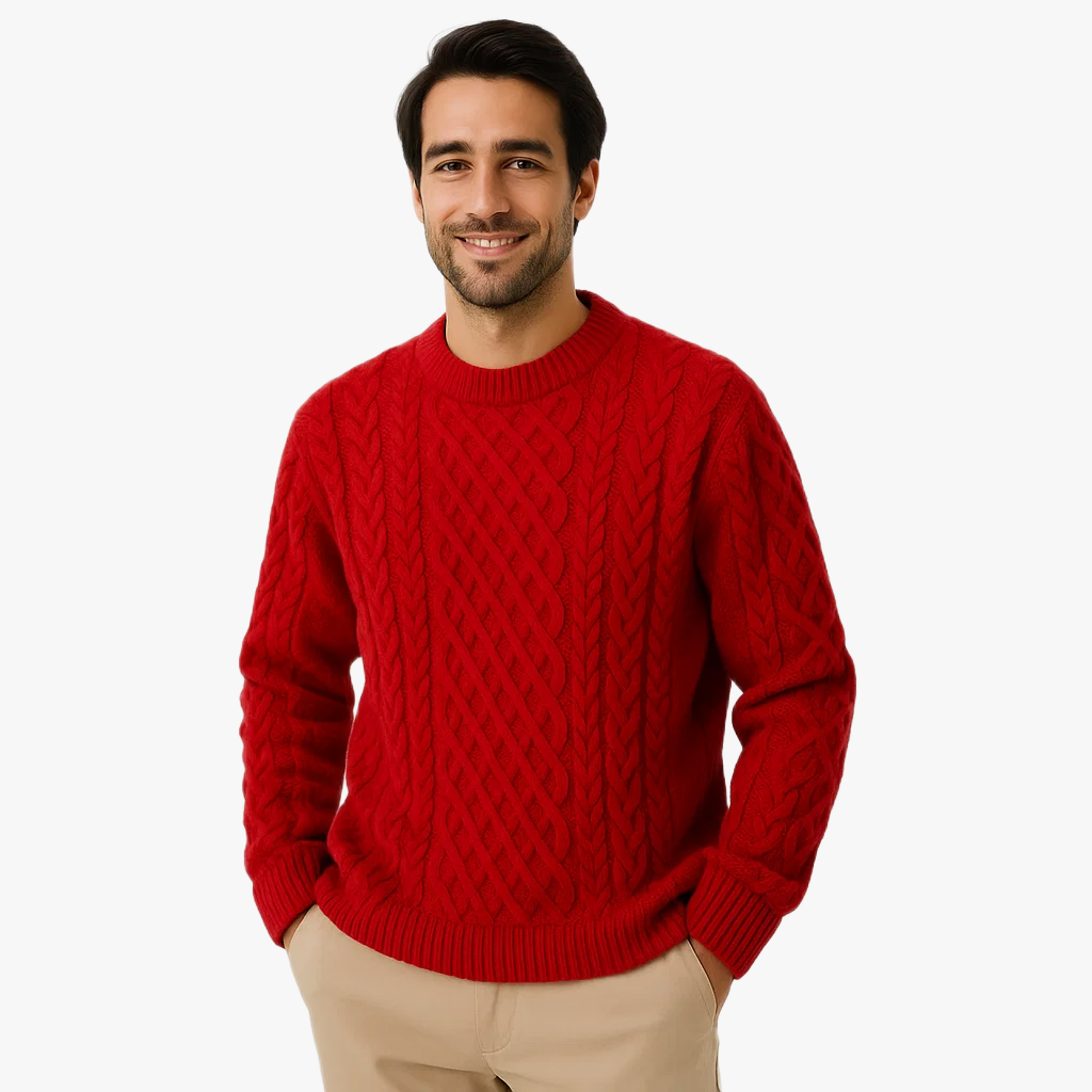 Festive Warm Christmas Sweater for Men