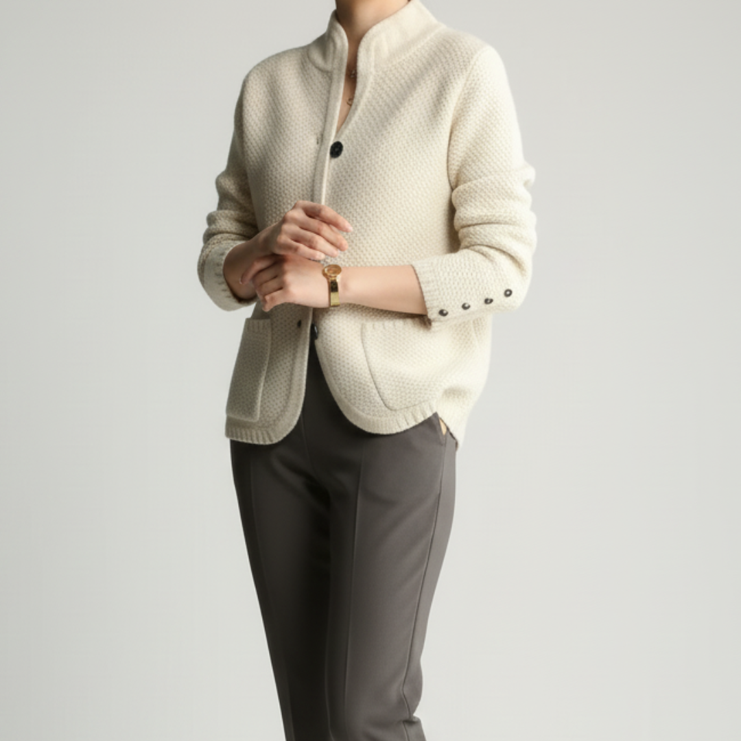 Women’s Sweater Jacket | Relaxed Knit Design