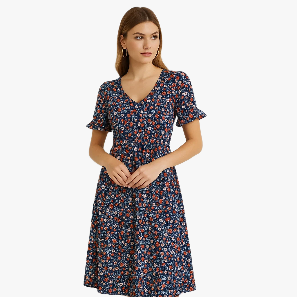 Floral Midi Dress for Stylish Summer Outings