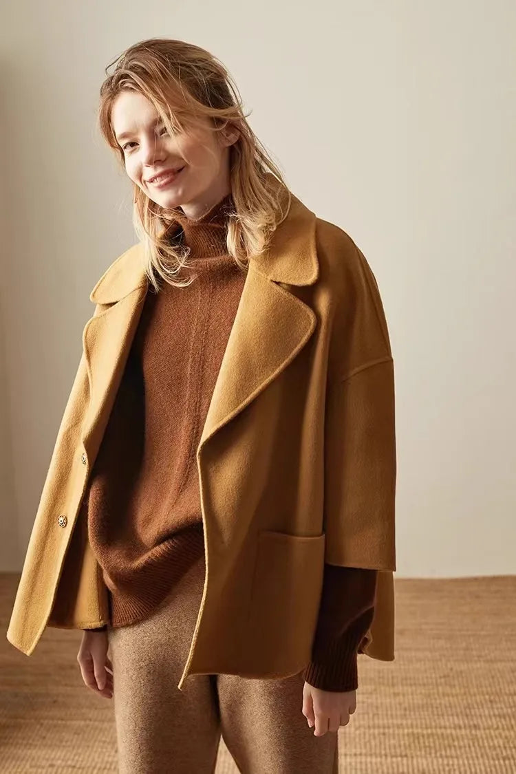 Womens Oversized Turtleneck | Relaxed Winter Knit