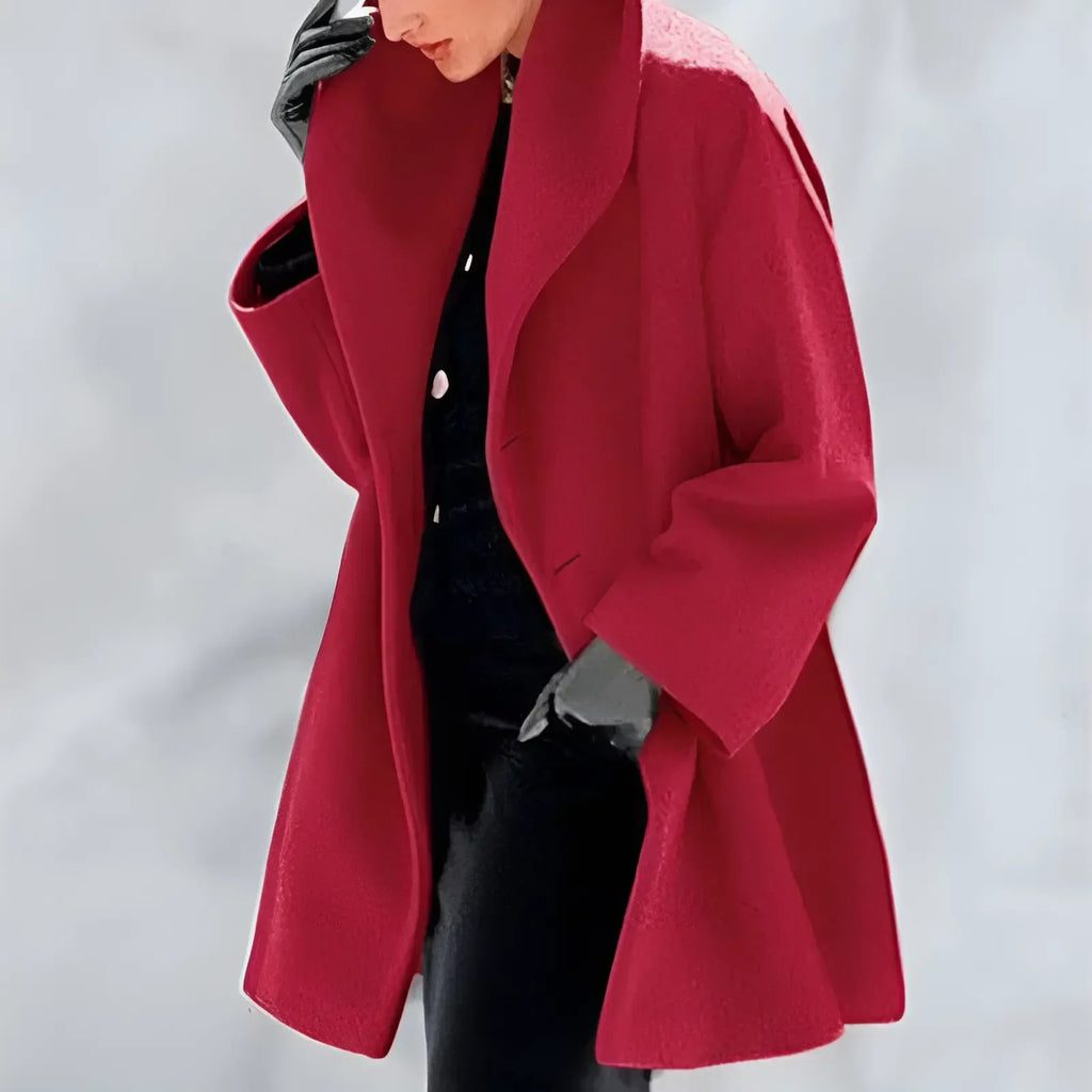 Womens Belted Trench Coat | Long Sleeve Winter Style