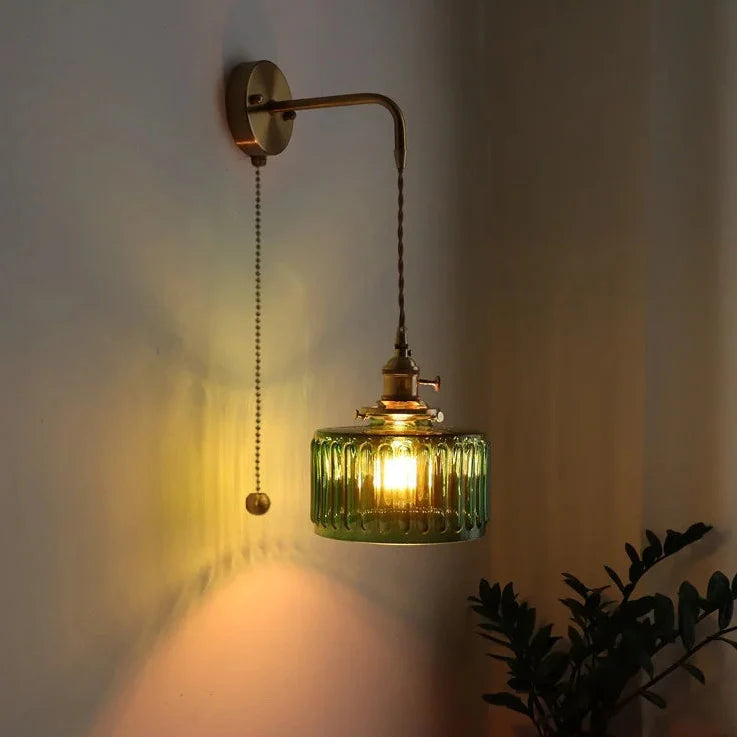 Vintage Japanese Wall Light Decorative Indoor Accent Lamp