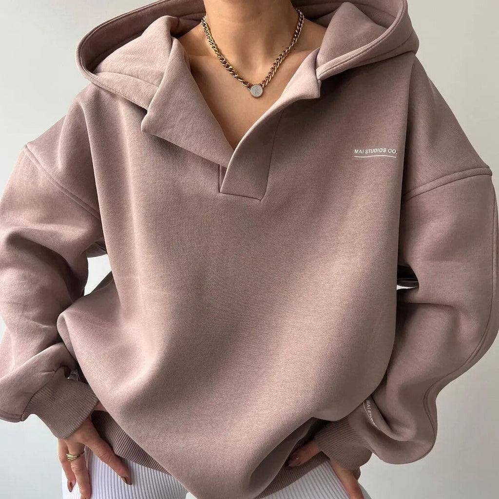 Womens Casual Hooded Sweatshirt | Winter Loose Fit