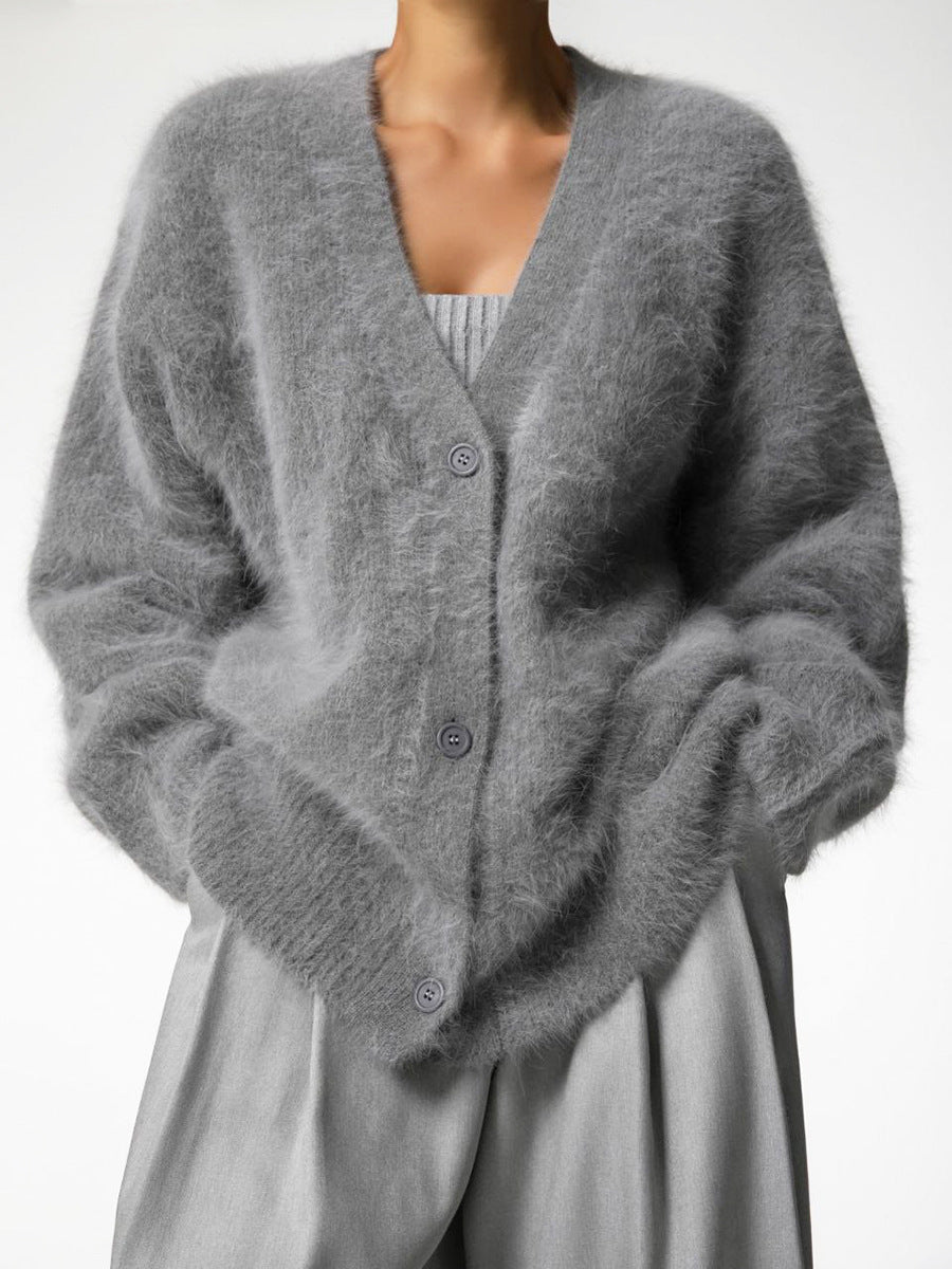 Womens Knit Cardigan | Relaxed Open Front