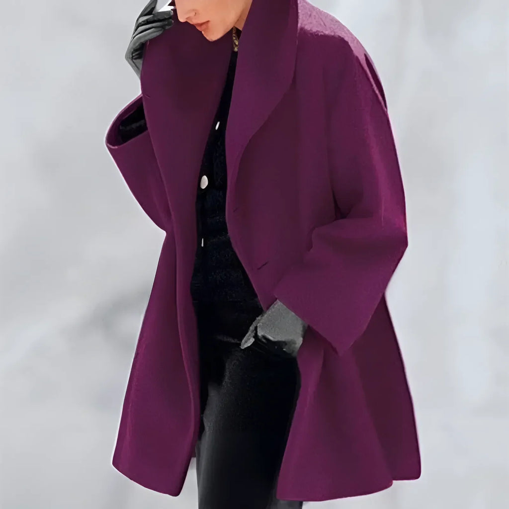 Womens Belted Trench Coat | Long Sleeve Winter Style