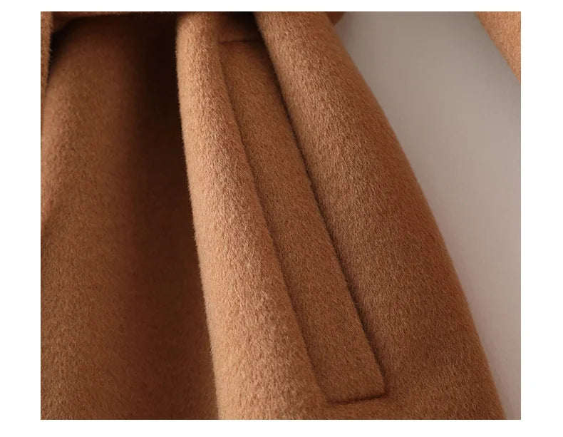 Womens Belted Coat | Midi Length Winter Style