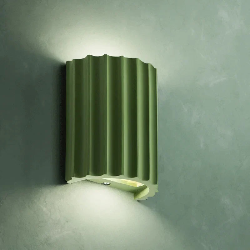 Moderne gerippte Wandleuchte Minimalistische skandinavische Wandbeleuchtung