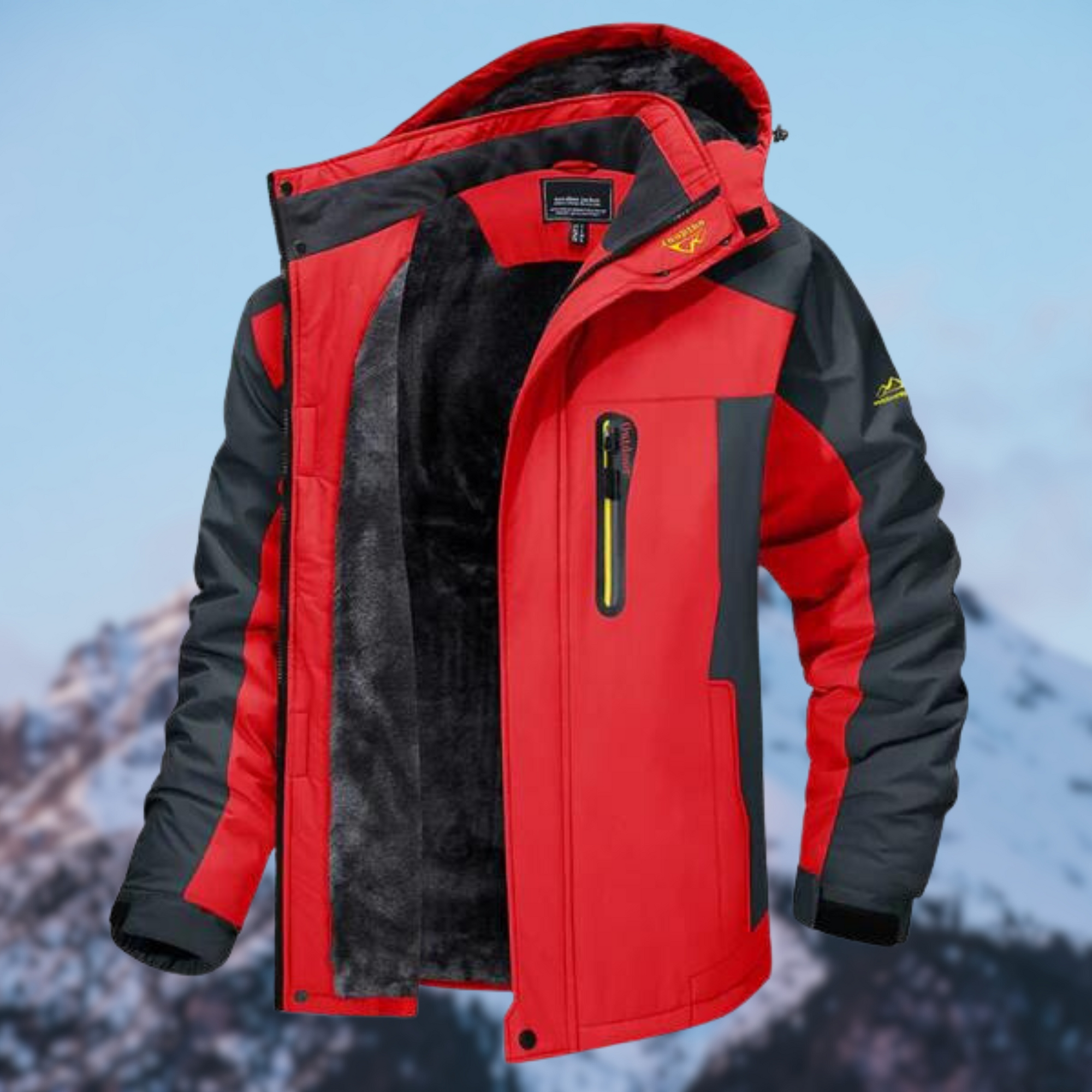 Mens Outdoor Hooded Winter Jacket | Multi Pocket