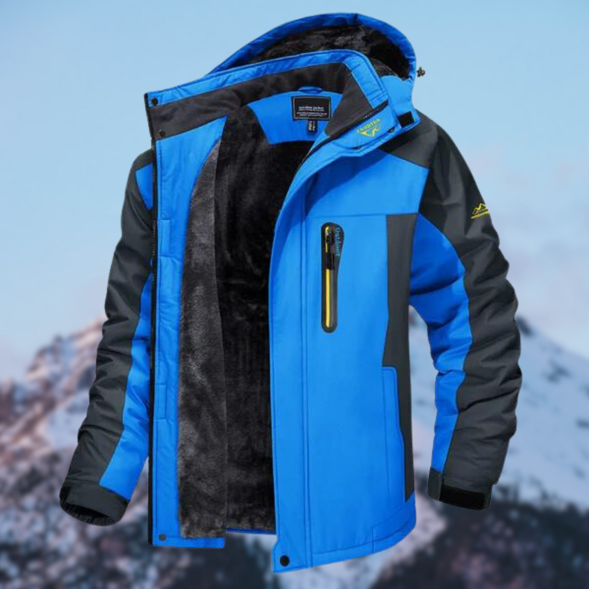 Mens Outdoor Hooded Winter Jacket | Multi Pocket