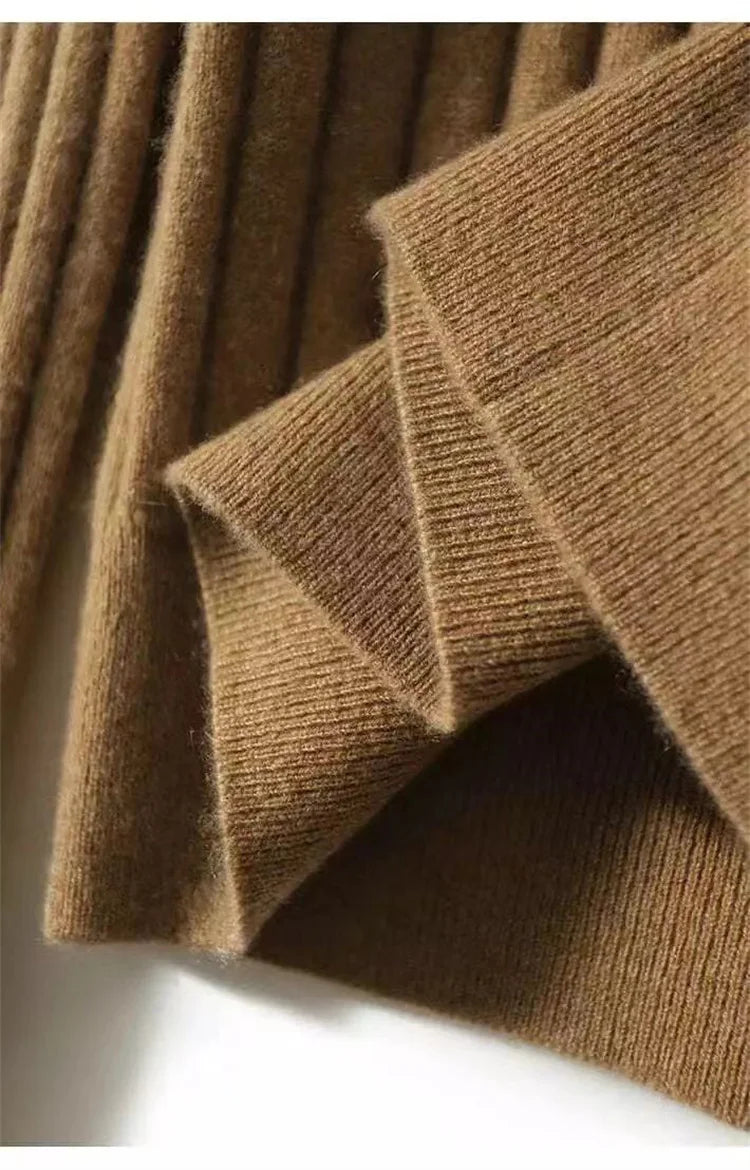 Womens Ribbed Polo Sweater | Button Collar Knit