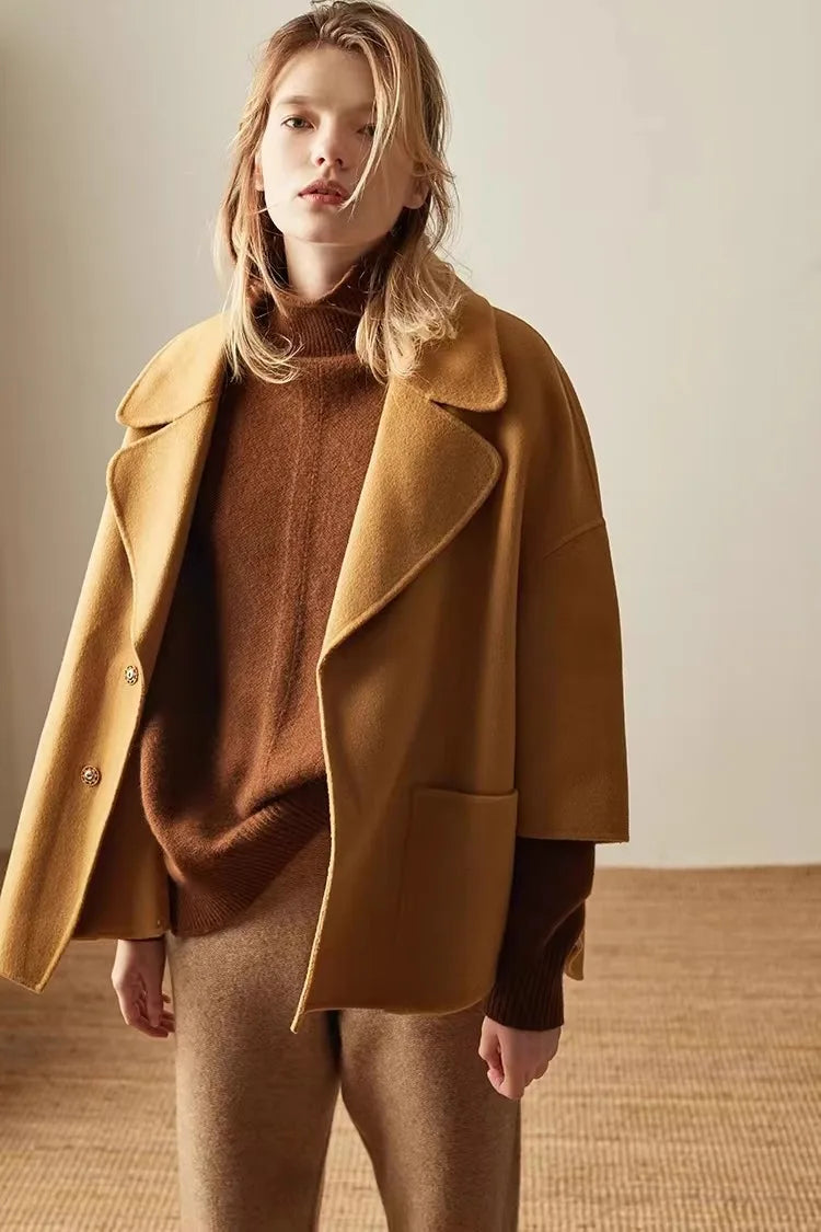 Womens Oversized Turtleneck | Relaxed Winter Knit