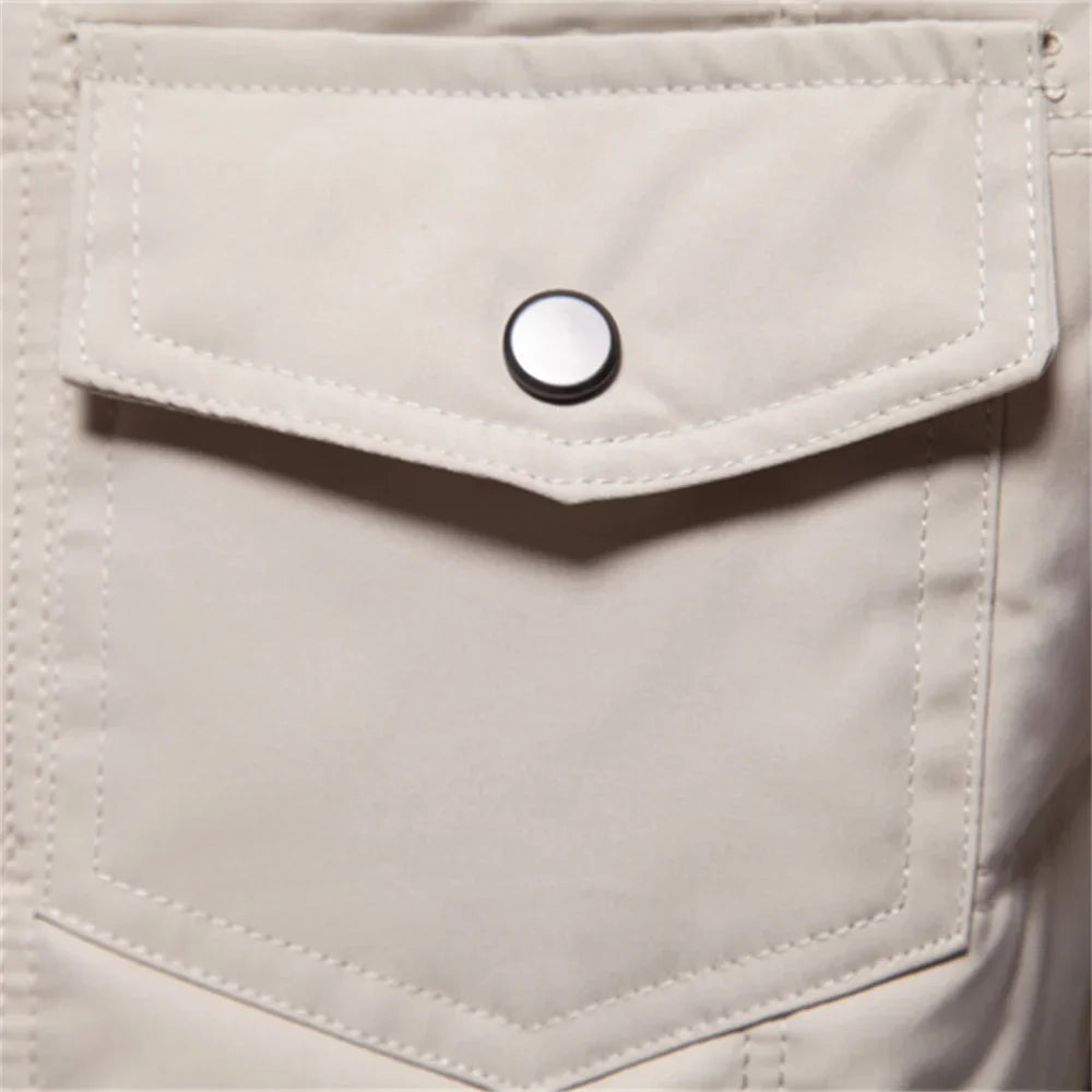 Mens Quilted Short Jacket | Lined Interior