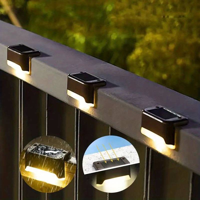 Kabellose Solar-LED-Wandlampe mit automatischem Dämmerungssensor für den Außenbereich