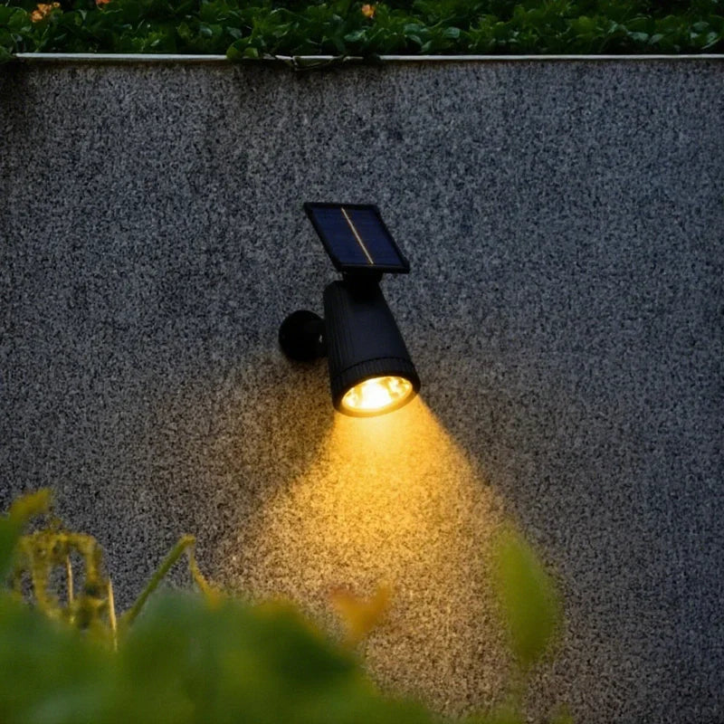 Adjustable Solar Outdoor Spotlight Multi-Colour Garden Light