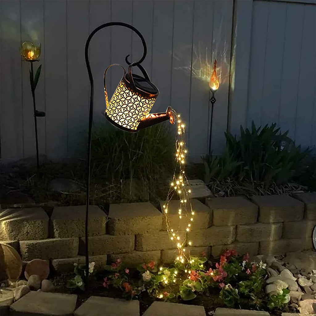 Solar-Außen-Gartenleuchte Dekorative LED-Pfahllampe