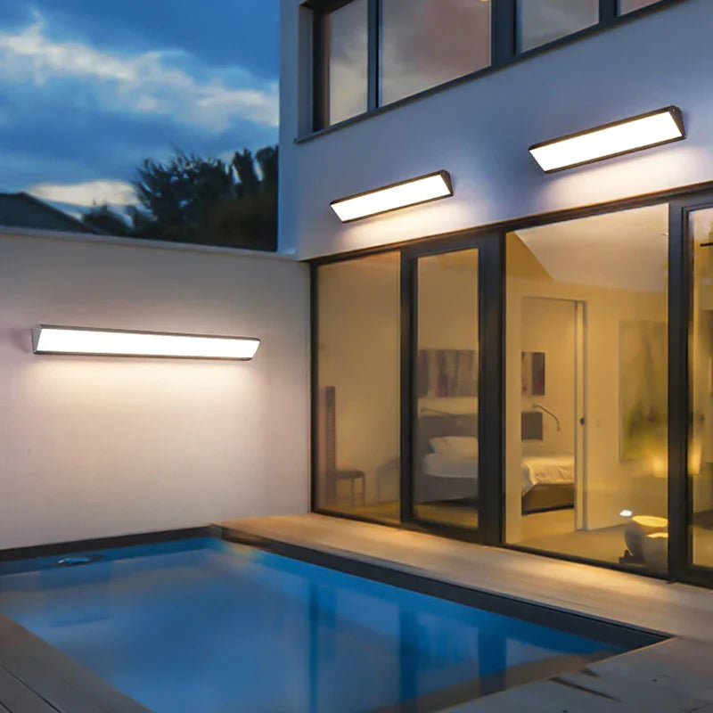Moderne Außenwandleuchte LED Wasserdichte Lampe