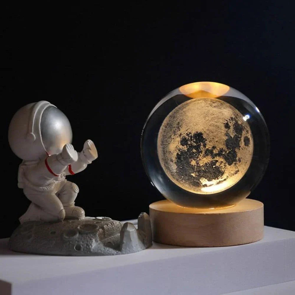 Leuchtender 3D-Planetenlicht Stimmungsraum Nachtlampe