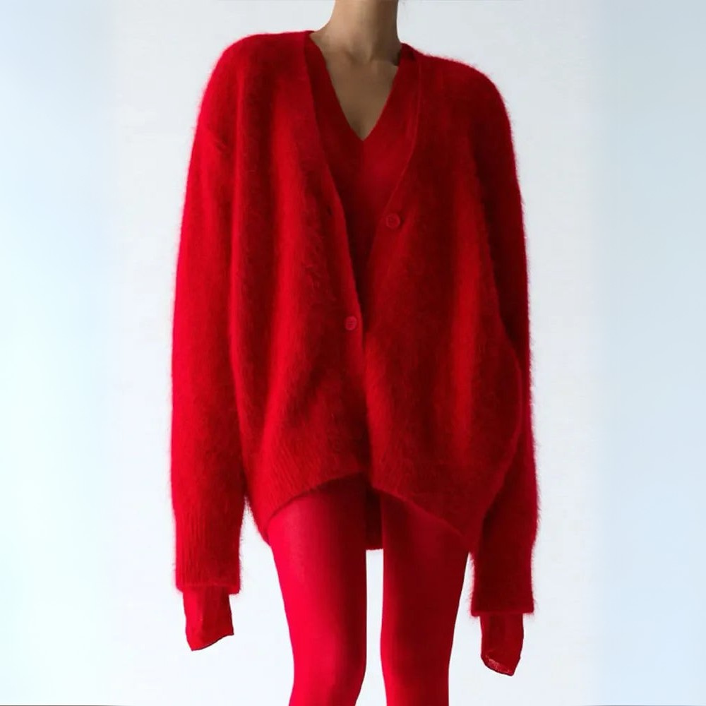 Womens Knit Cardigan | Relaxed Open Front