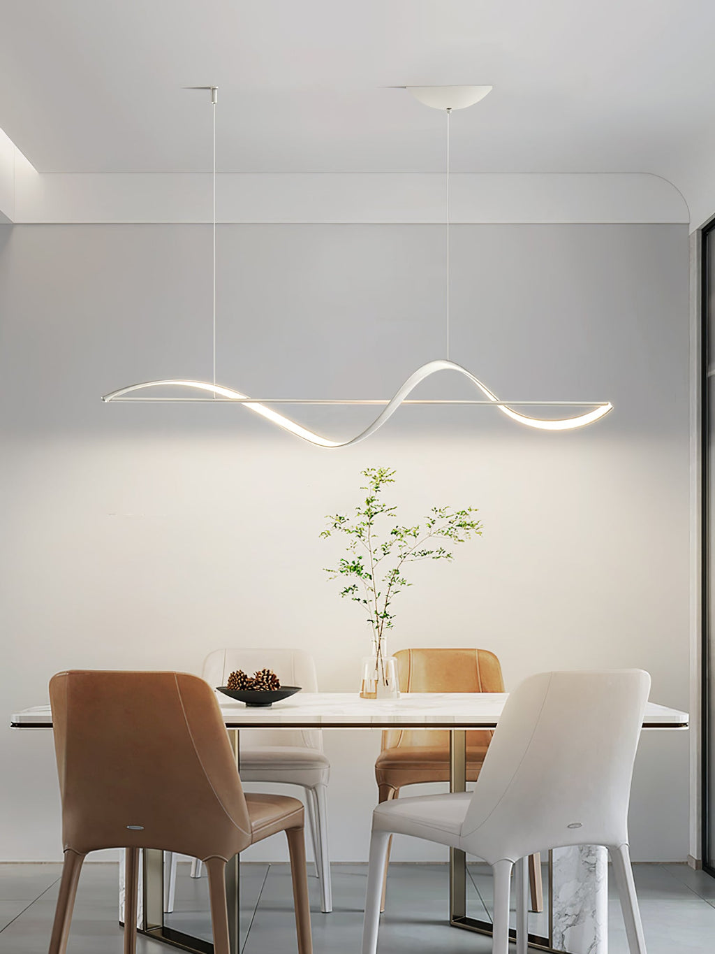 Solenne Wave Lineært Pendellampe