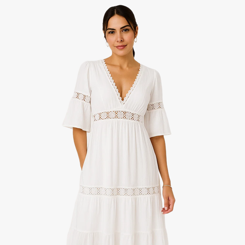 Elegant Bohemian Beach Dress