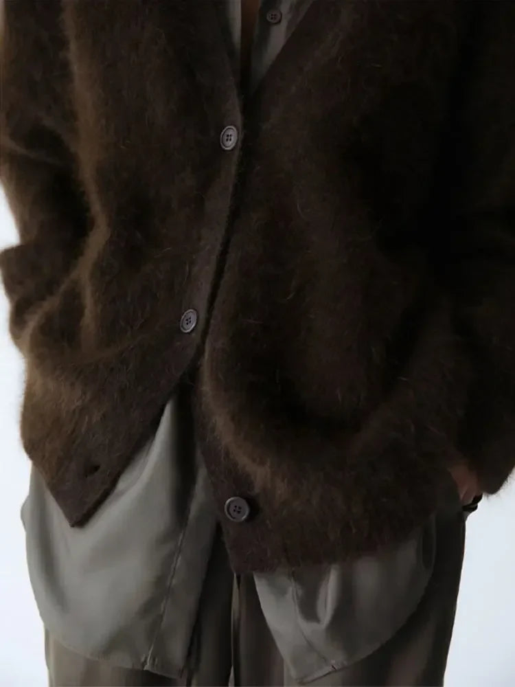 Womens Knit Cardigan | Relaxed Open Front