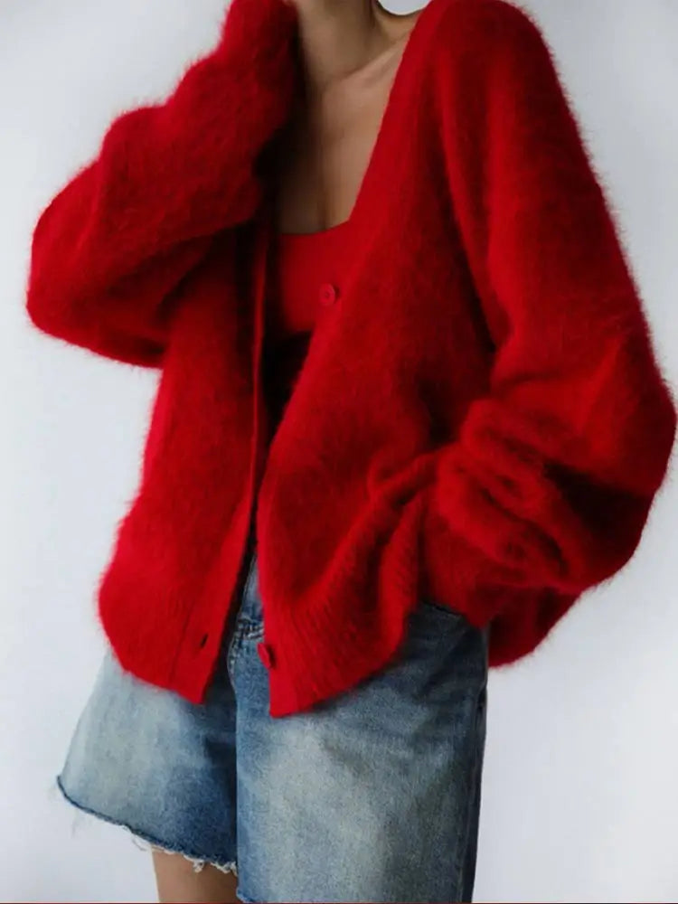 Womens Knit Cardigan | Relaxed Open Front