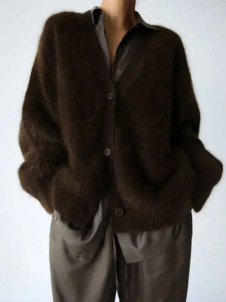 Womens Knit Cardigan | Relaxed Open Front